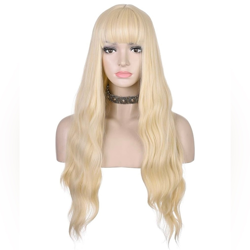 Blonde Wavy Long Hair Wig